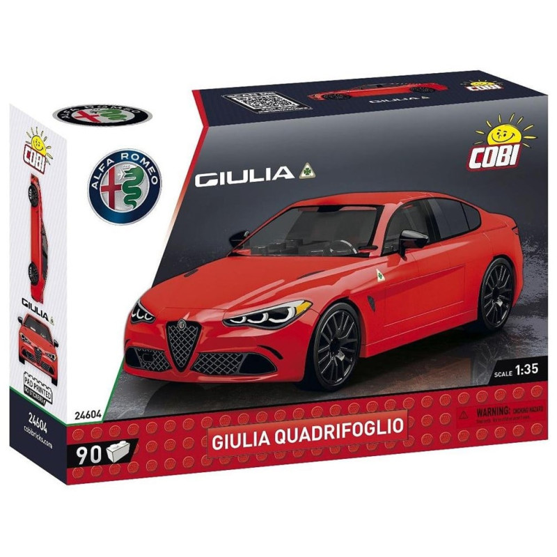 Modellino alfa romeo giulia quadrifoglio [cobi-24604]