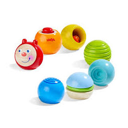 Blocchi da costruzione haba discovery - bruco in legno multicolore