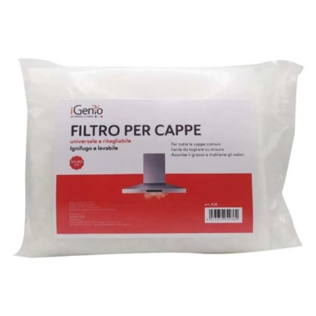 Accessorio per cappa filtrante igenio 936 filtro universale 50x80cm