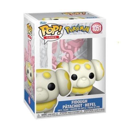 Figurina funko games pokemon fidough patachiot hefel 6cm giallo [1051]