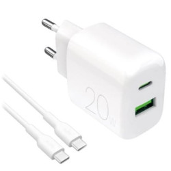 Alimentatore da rete puro usb 20w kit