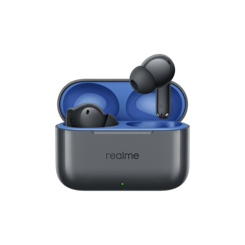 Auricolare realme t200 con microfono nero