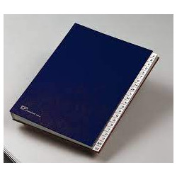 Classificatore monitore fraschini a/z formato 24x34cm blu art. 640-e