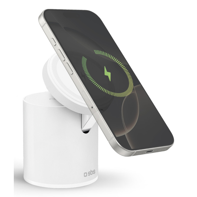 Base di ricarica wireless sbs power dock 2in1