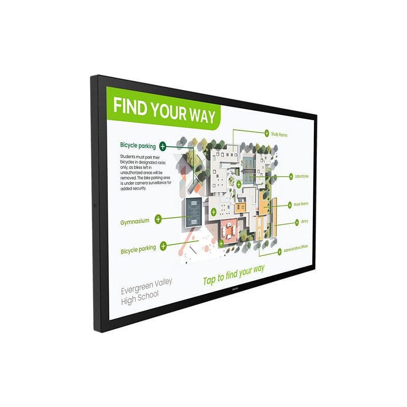 Monitor digital signage led 55" philips 55bdl3751t fhd 24/7