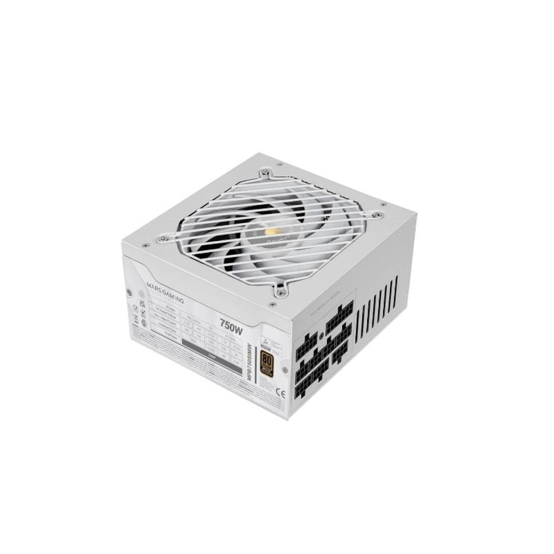 Alimentatore 750w mars gaming mpb750sim 80plus bronze bianco [mpb750simw]