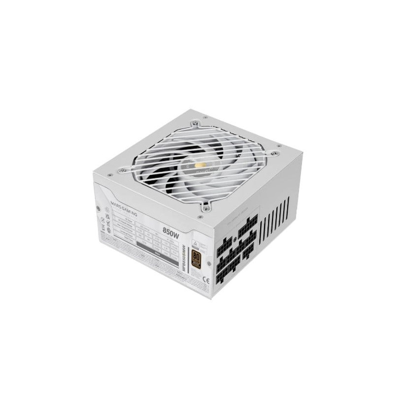 Alimentatore 850w mars gaming mpb850sim 80plus bronze bianco [mpb850simw]