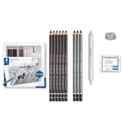 Set di 12 matite carboncino staedtler assortito [61 100c]
