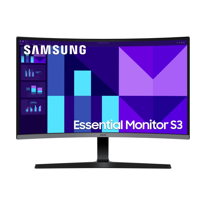 Monitor led 27'' samsung essential s39gd curvo full hd 1920x1080p/4ms/classe