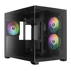 Case gamdias aura gc10m argb micro-tower m-atx nero [aura