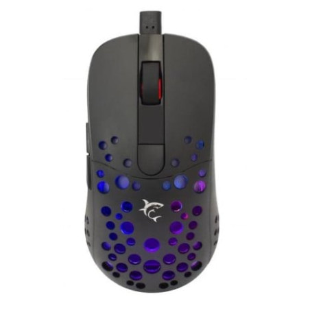 Mouse white shark usb gaming 12800 dpi retroilluminazione led rgb