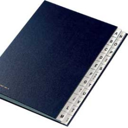 Classificatore monitore fraschini a/z formato 24x34cm rosso art.