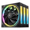 Ventola 120x120 deepcool fl12r 3in1 rgb 120mm nero 3pz [r-fl12r-bkapn3-g]
