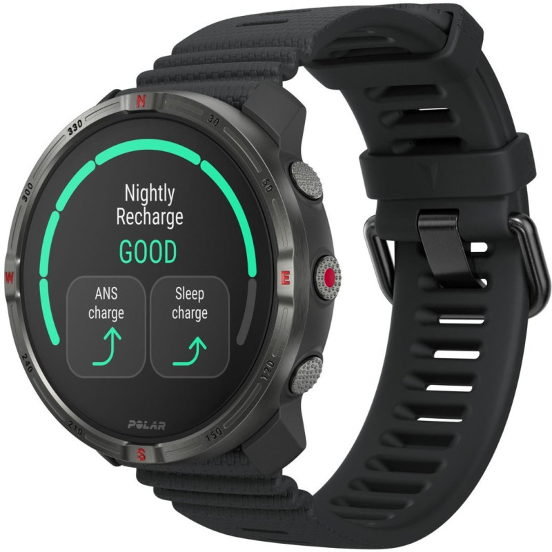 Smartwatch polar 900115134 grit x2 nero notte