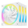 Ventola 120x120 deepcool fl12r 3in1 rgb 120mm bianco 3pz [r-fl12r-whapn3-g]