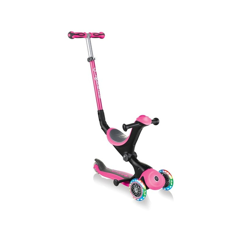 Monopattino globber go-up deluxe lights pieghevole 3 ruote max