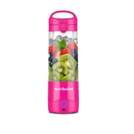 Frullatore portatile nutribullet nbp003bp rosa, a batteria, 0,475