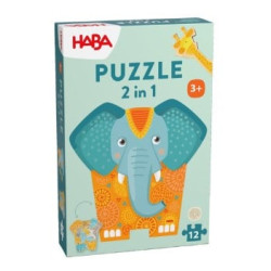 Puzzle haba 2 in 1 elefante [2011068001]