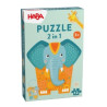 Puzzle haba 2 in 1 elefante [2011068001]