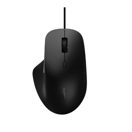 Mouse rapoo n500 silent ottico wired usb-a dx 3600dpi 4 tasti