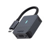 Adattatore rapoo uca-1003 usb-c a vga m/f 0.15m grigio [11405]