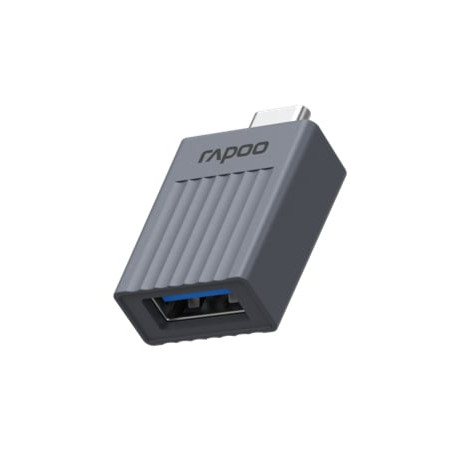 Adattatore rapoo uca-1011 usb-c a usb-a m/f grigio [12442]