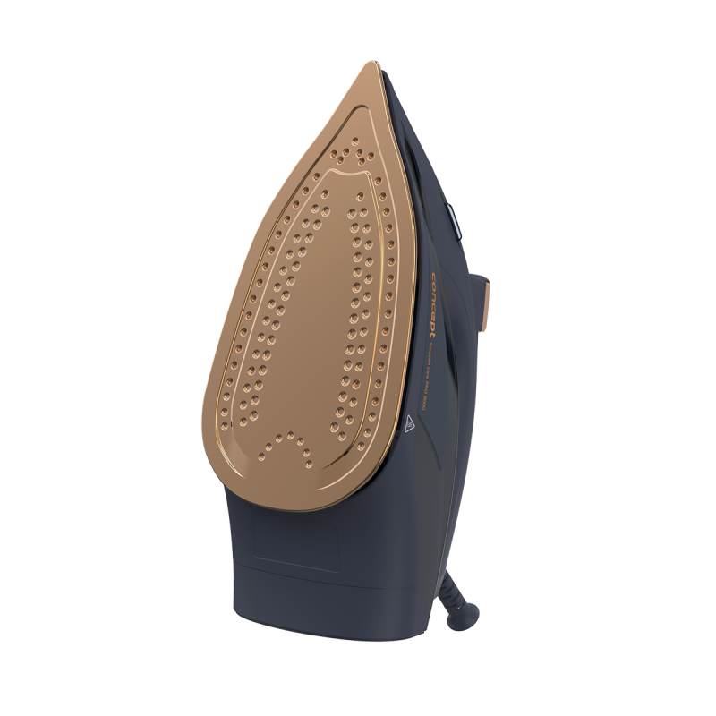 Ferro da stiro a vapore concept zn9110 0.4l 2800w oro/blu [zn9110]