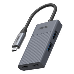 Hub usb-c rapoo uch-4013 usb-c a usb-a 5000mbit/s