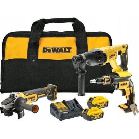 Kit trapano avvitatore dewalt + avvitatore ad impulsi set dck304p2