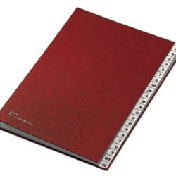 Classificatore monitore fraschini a/z formato 24x34cm rosso art.