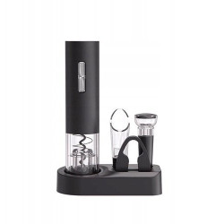 Cavatappi elettrico per vino maestro mr-1623 usb-c nero 5pz