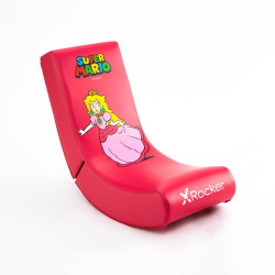 Sedia dondolo gaming xrocker super mario 80kg rosa/rosso [2020103]