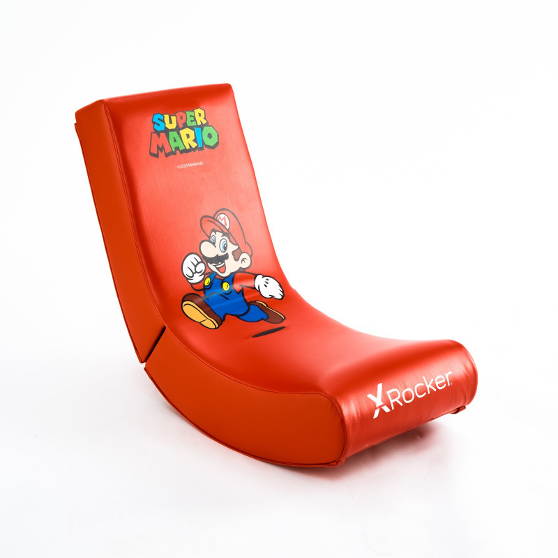 Sedia dondolo gaming xrocker super mario 80kg rosso [2020001]
