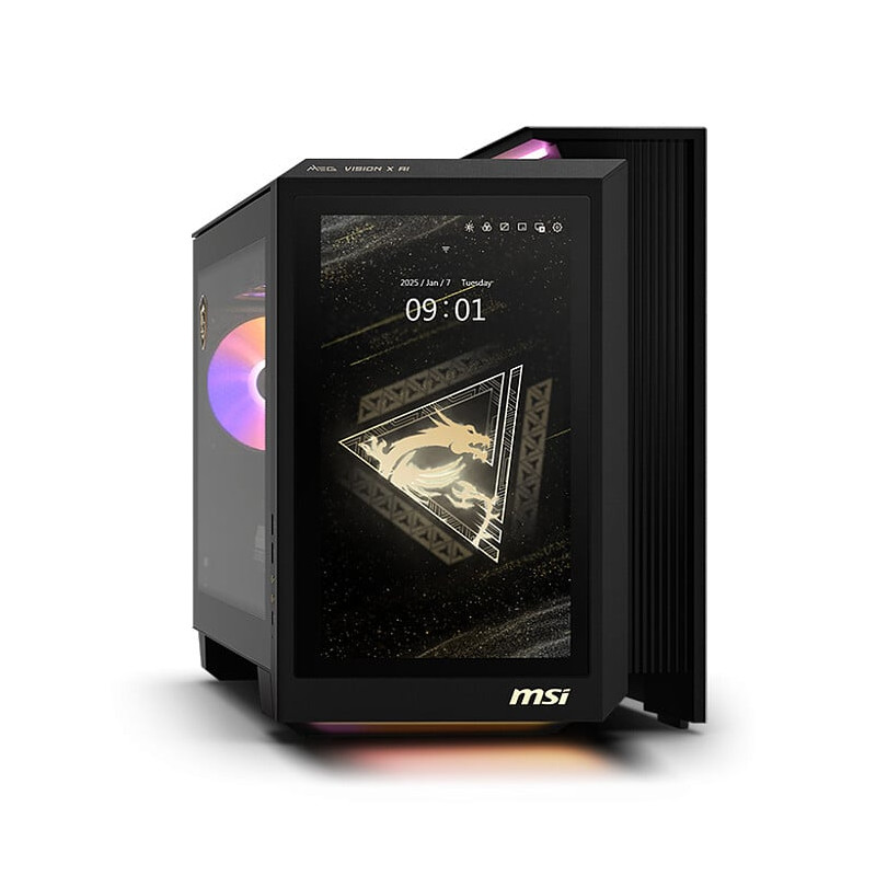 Pc gaming msi meg vision x ai u9-285k/64gb/2tb ssd/freedos/nero