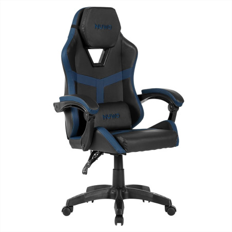 Sedia gaming nuwo odin regolabile/multifunzionale max 120kg nero/blu