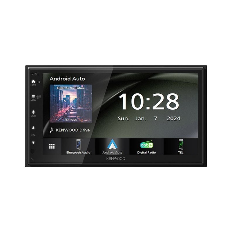 Autoradio kenwood dmx6523dab wireless/bluetooth 200w nero [dmx6523dab]
