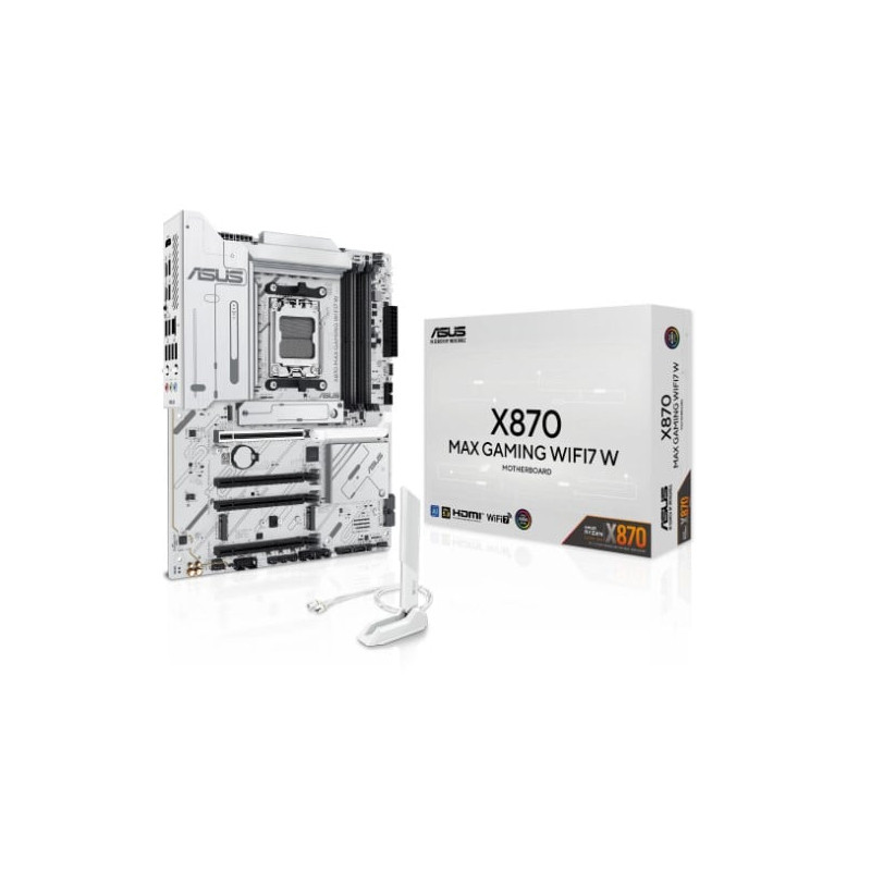 scheda madre amd asus x870 max gaming wifi7 w am5 atx 4xddr5 [90mb1lz0-m0eay0]