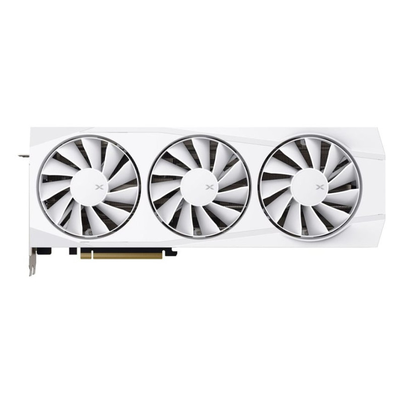 Scheda video amd xfx 16gb radeon rx9070xt quicksilver white oc gaming
