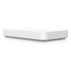 Gateway ubiquiti uxg-fiber 10g con switch 4x 2.5gbe rj45 bianco