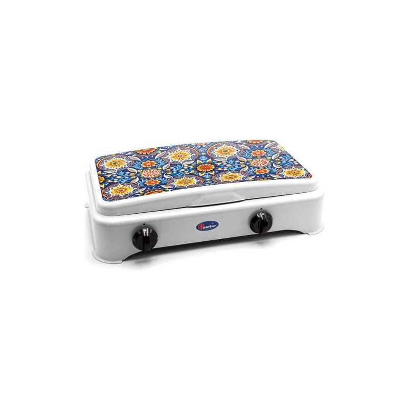 Fornello a gas cf parker gpl ibiza 5326 gpmibz 2 fuochi 48x29x12cm