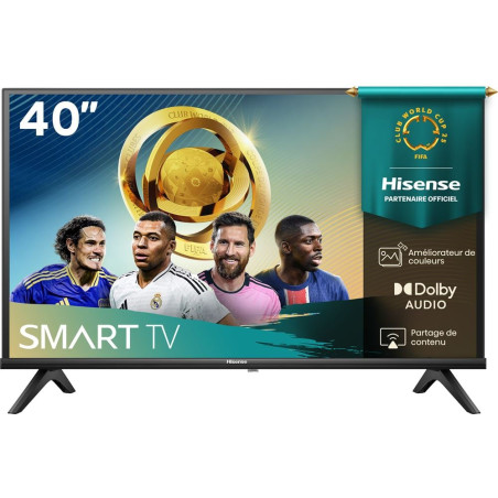 Tv led 40'' hisense 40a49q full hd 1920x1080p smart tv classe
