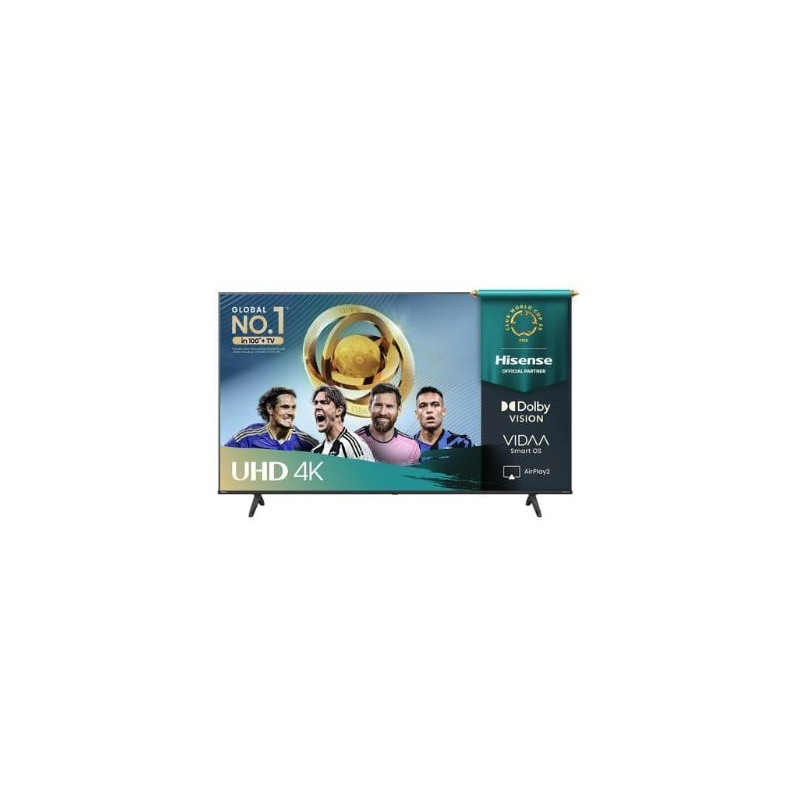 Tv led 43'' hisense 43a69q 4k uhd 3840x2160p smart tv classe