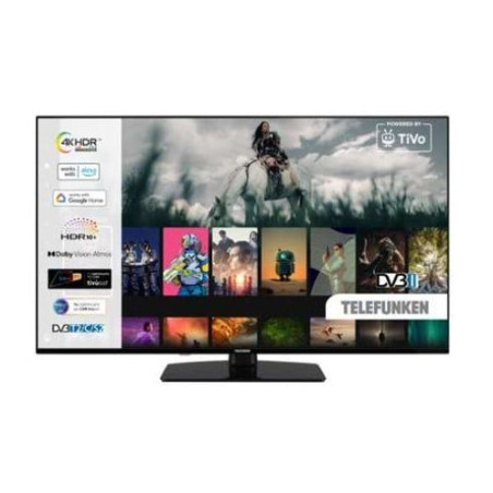 Tv led 55" telefunken te55750b46i2p smart uhd