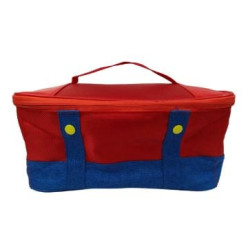 Custodia xtreme videogioco switch 2 power up organizer blu/rosso