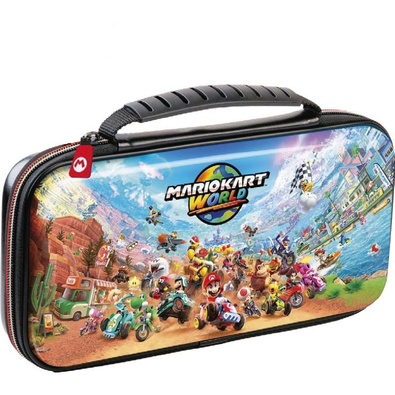 Custodia di trasporto nacon ns212mkw deluxe mario kart world per