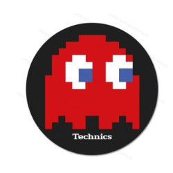 Panno giradischi technics 60674 blinky magma nero/rosso/bianco 2pz