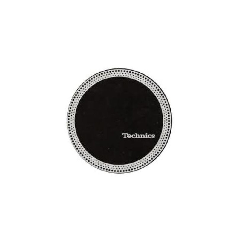 Panno giradischi technics slipmat magma strobo 3 nero