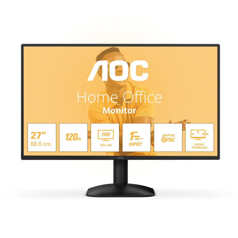 Monitor led 27''' aoc 27b31h full hd 1920x1080p/4ms/classe