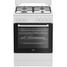 Cucina a gas beko fbst62110dw libera installazione 60cm 4 fuochi