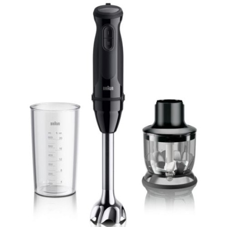 Frullatore a immersione braun multiquick 3 mq30201m 900w con trituratore